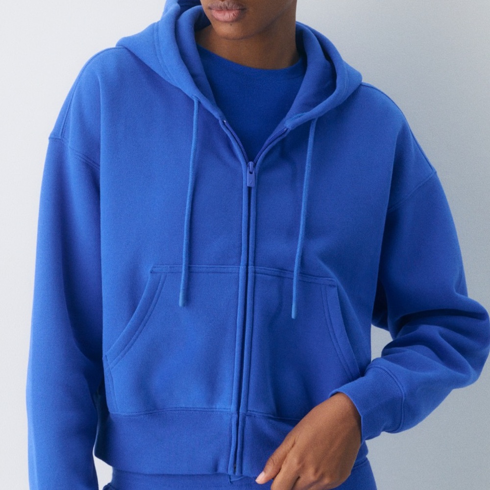 Aritzia Blue Teddy Jacket